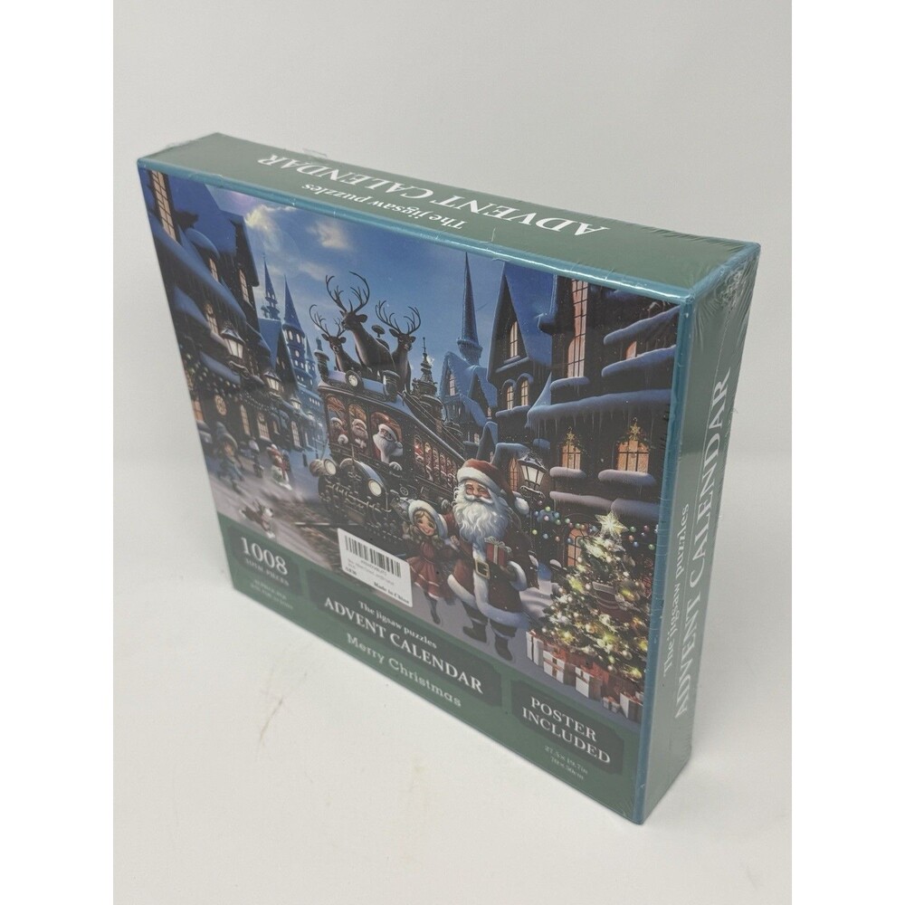 The Jigsaw Puzzles Advent Calendar Merry Christmas 1008pcs